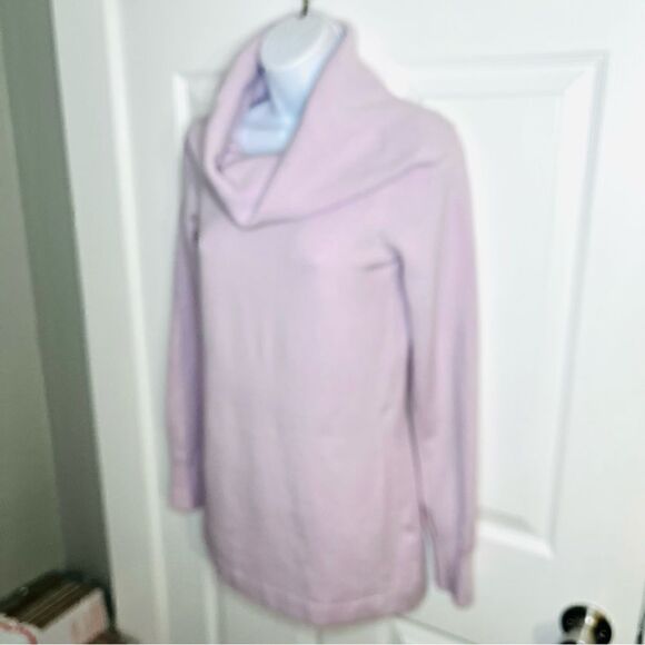 French Connection Long Sleeve Cowl Neck Sweater Closed Knit Lavendar Pink S - Picture 7 of 11